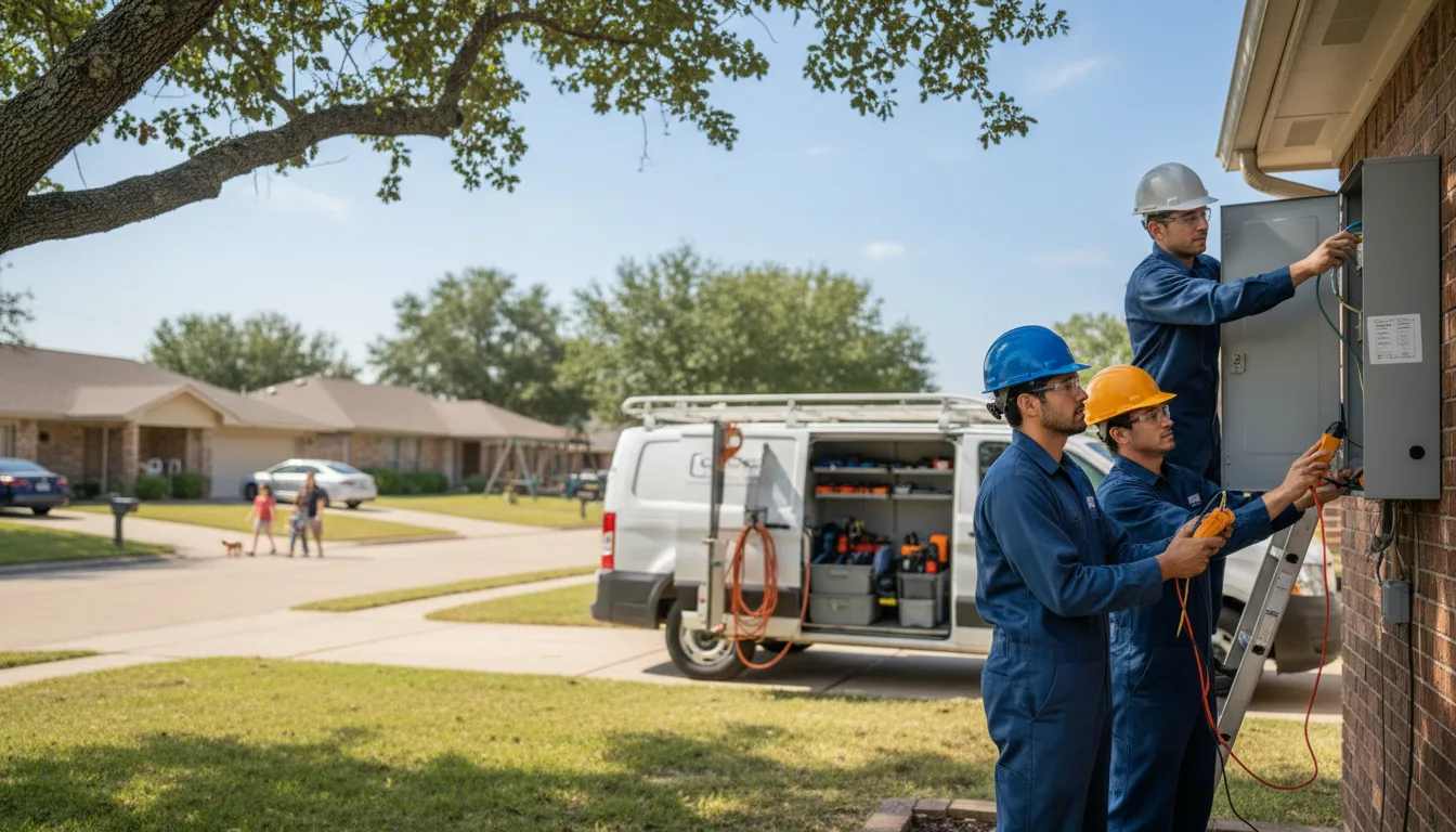 Certified electrician providing emergency electrical services in Papillion, NE